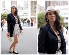 Durasova NYFW street style Look 1